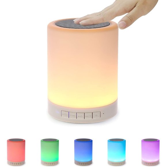 Shava Other - Night Light Bluetooth Speaker Portable Wireless Bluetooth Speakers Touch Control